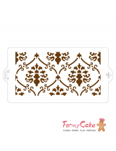 Stencil Barroco 15x30 cm Decora