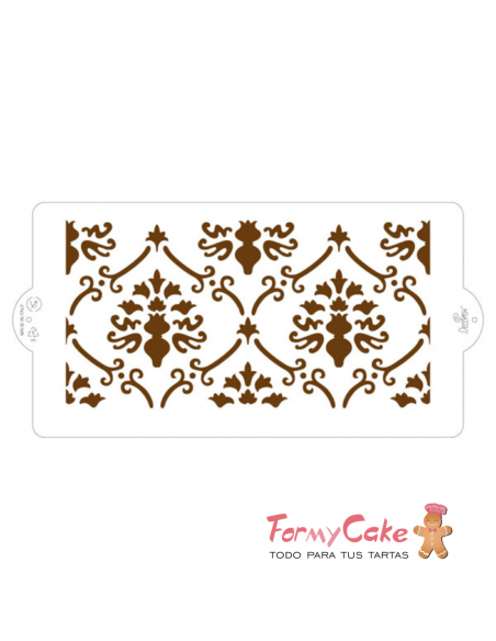 Stencil Barroco 15x30 cm Decora