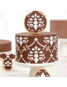 Stencil Barroco 15x30 cm Decora 2