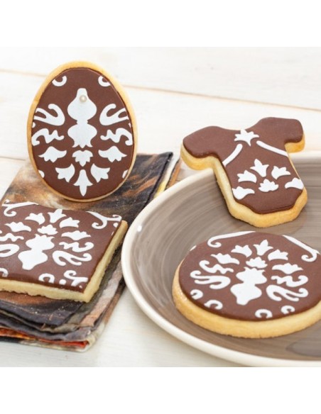 Stencil Barroco 15x30 cm Decora