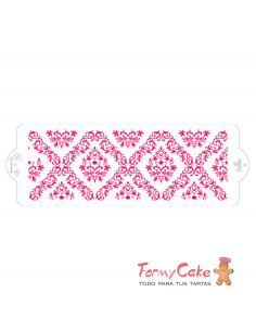 Stencil Damasco 10x30 cm