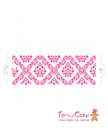 Stencil Damasco 10x30 cm