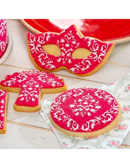 Stencil Damasco 10x30 cm