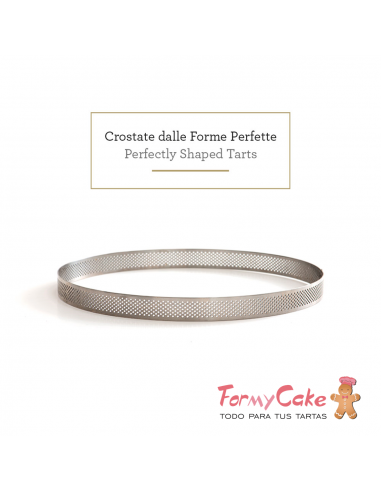 Aro De Repostería Perforado De Acero Inox. 15cm Decora