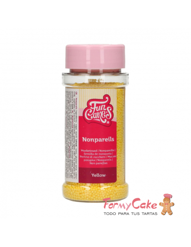 Nonpareils Amarillos 80gr Funcakes