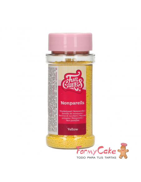 Nonpareils Amarillos 80gr Funcakes