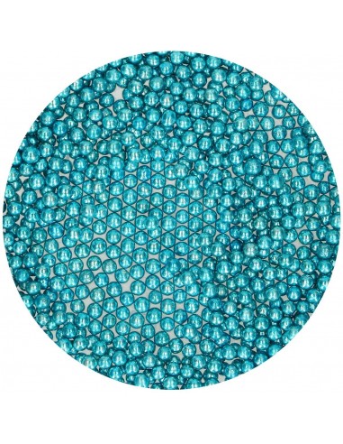 Perlas Azules Metalizadas 80gr Funcakes