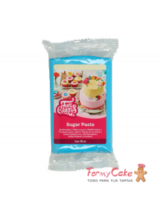 Fondant  Azul Mar 250gr Funcakes
