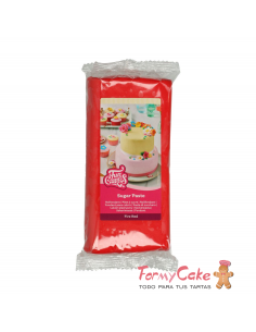 Fondant Funcakes Fire Red 1 kg