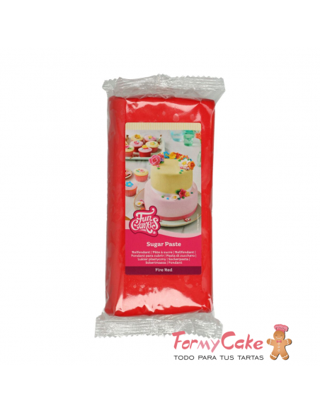 Fondant Funcakes Fire Red 1 kg