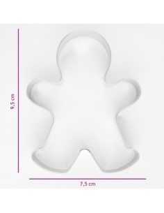 Cortante Muñeco Jengibre 9,5cm Cookie Cutters 2