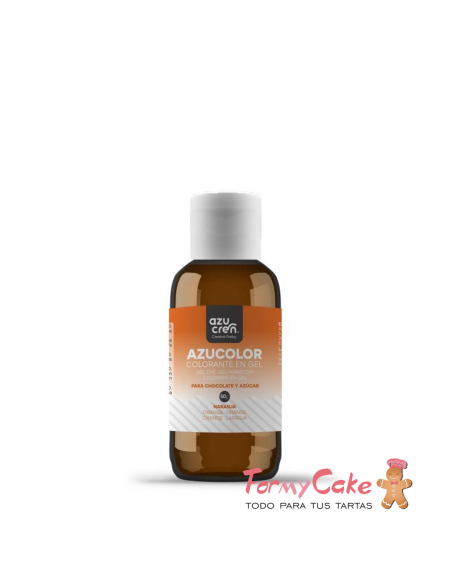 Colorante Gel Naranja 50gr Azucolor