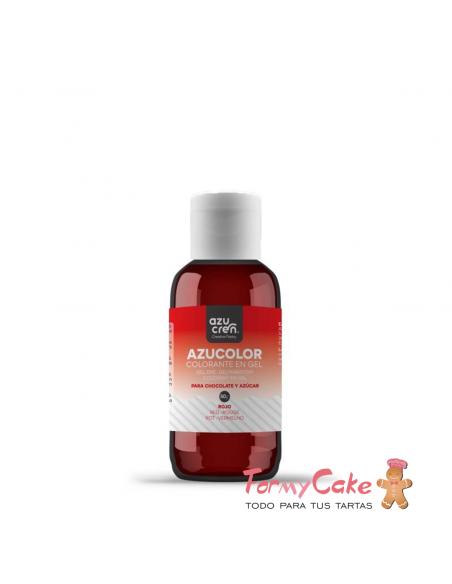 Colorante Gel Rojo 50gr Azucolor