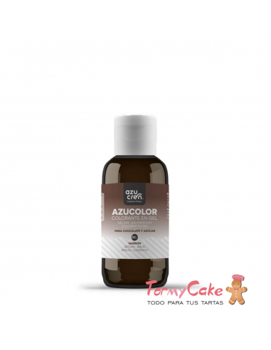 Colorante Gel Marrón 50gr Azucolor