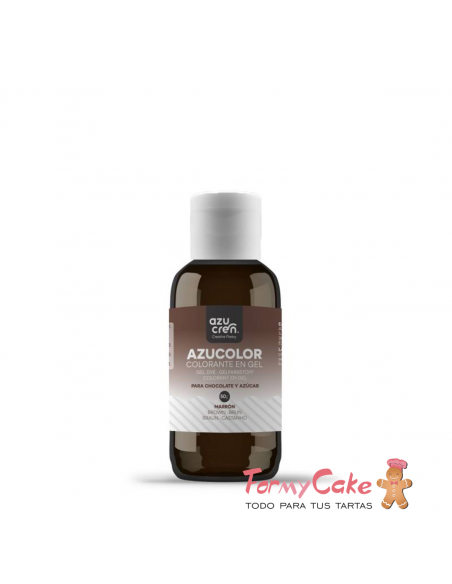 Colorante Gel Marrón 50gr Azucolor