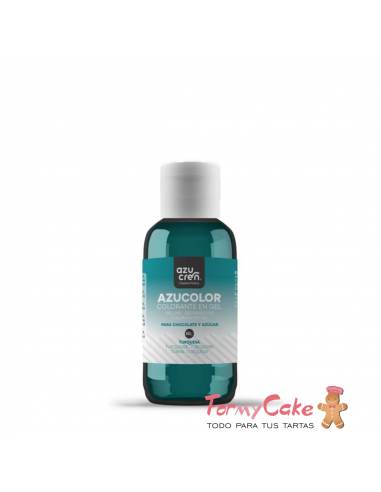 Colorante Gel Turquesa 50gr Azucolor