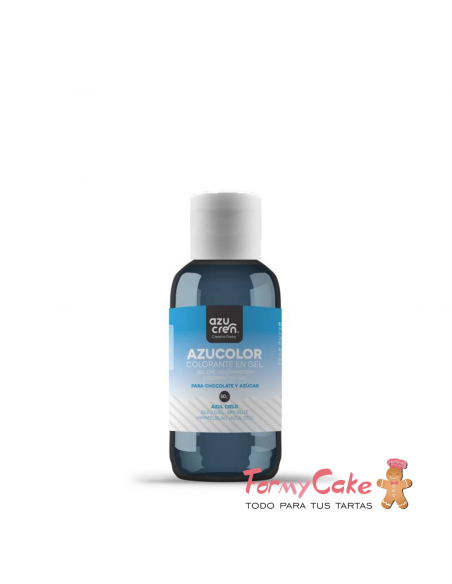 Colorante Gel Azul Cielo 50gr Azucolor