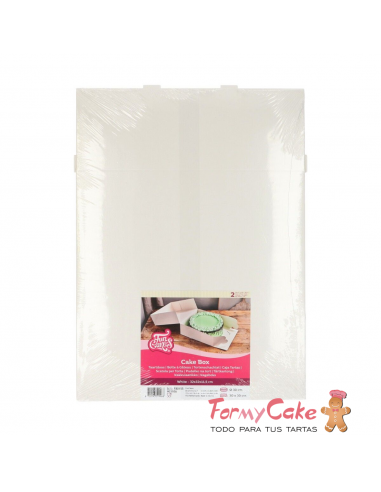 Caja Blanca para Tartas 32x32x11.5 (2ud)