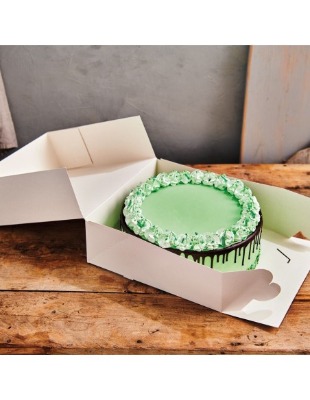Caja Blanca para Tartas 32x32x11.5 (2ud)