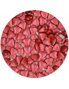 Corazones De Azucar Color Burdeos 80gr Funcakes 2