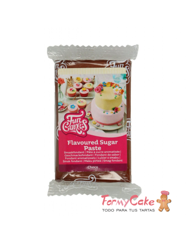 Fondant Funcakes Marrón 250gr