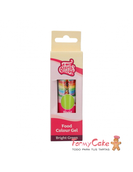 Colorante Gel Holly Green 30g Funcakes