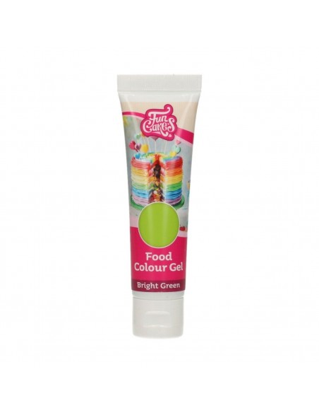 Colorante Gel Holly Green 30g Funcakes