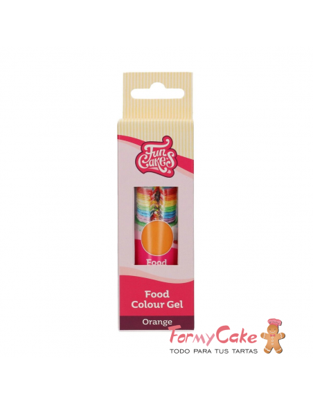 Colorante Gel Orange 30g Funcakes