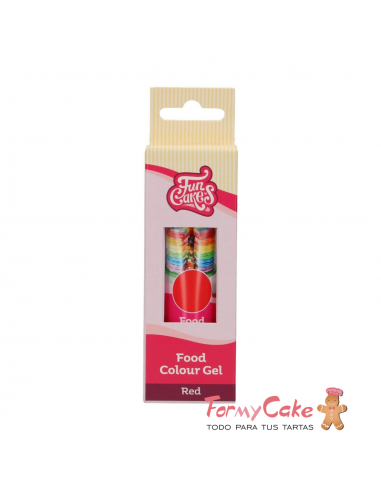Colorante Gel Red 30g Funcakes