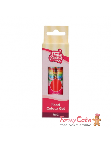 Colorante Gel Red 30g Funcakes