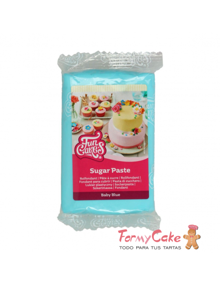 Fondant Funcakes Baby Blue 250gr