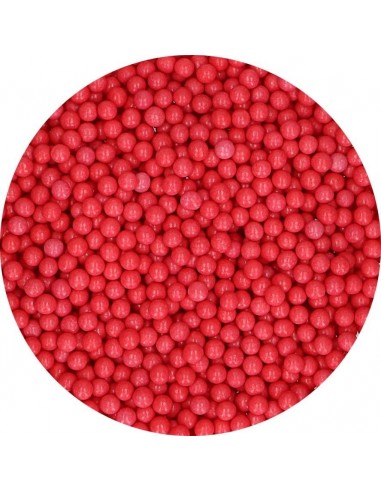 Perlas Rojas Brillantes 80gr Funcakes