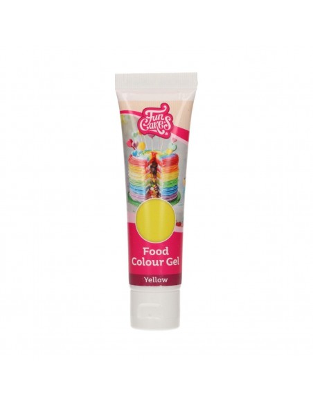 Colorante Gel Yellow 30g Funcakes