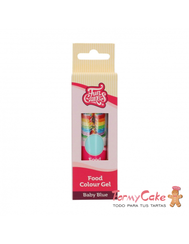 Colorante Gel Baby Blue 30g Funcakes