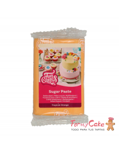 Fondant Funcakes Tropical Orange 250gr