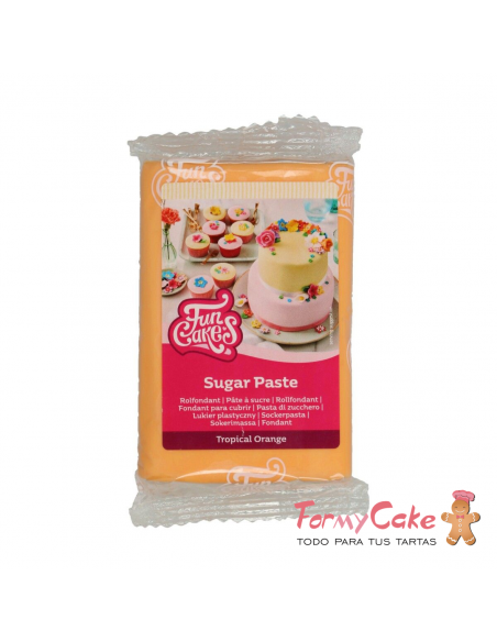 Fondant Funcakes Tropical Orange 250gr
