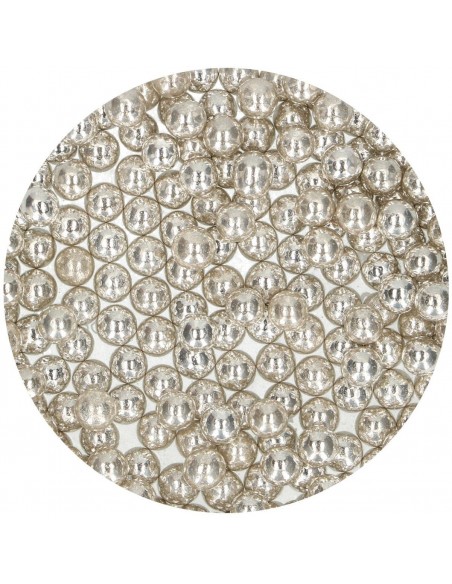 Perlas Plateadas Maxi 80gr Funcakes