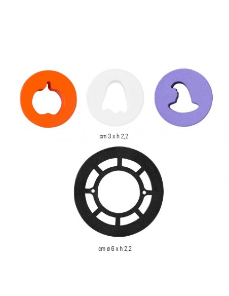 Set 4 Cortadores Galleta Rellena Halloween Decora