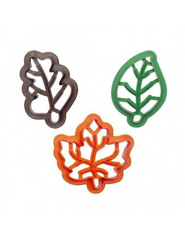 Set 3 Cortadores Hojas De Otoño Decora