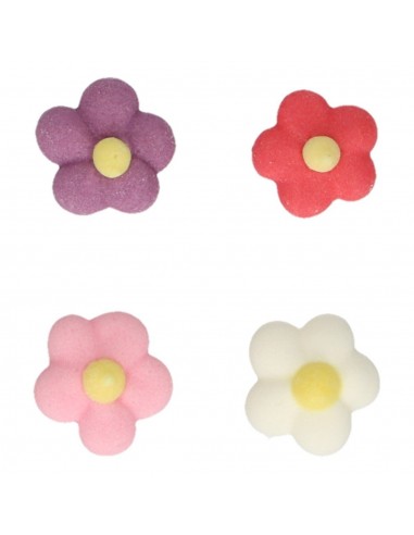 Set Decoraciones De Azúcar Pequeñas Flores, 32ud. Funcakes
