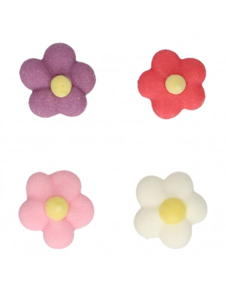 Set Decoraciones De Azúcar Pequeñas Flores, 32ud. Funcakes