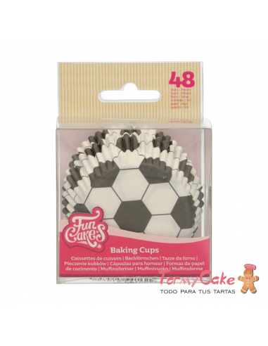 Cápsulas para Hornear Fútbol 48ud. Funcakes