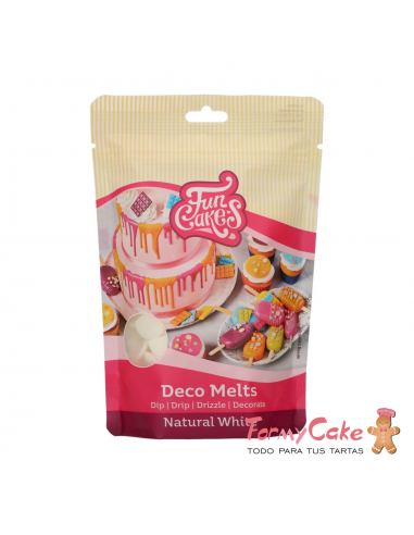 Deco Melts Blanco Natural 250gr Funcakes