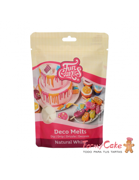 Deco Melts Blanco Natural 250gr Funcakes