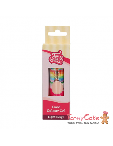 Colorante Gel Light Beige 30g Funcakes