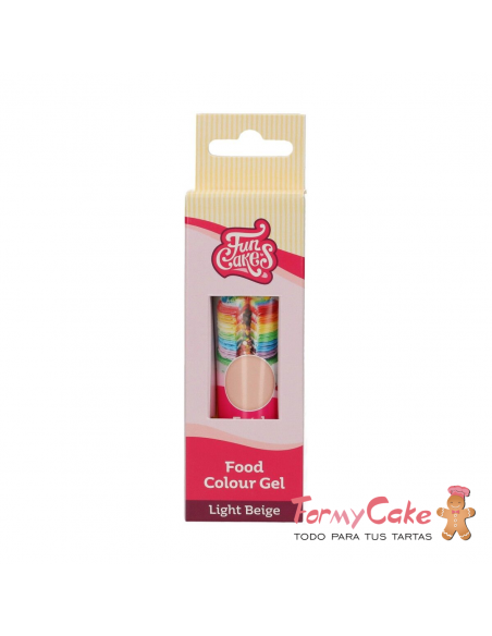 Colorante Gel Light Beige 30g Funcakes