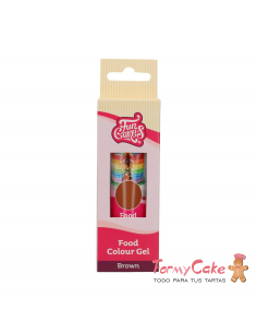 Colorante Gel Marrón 30g Funcakes