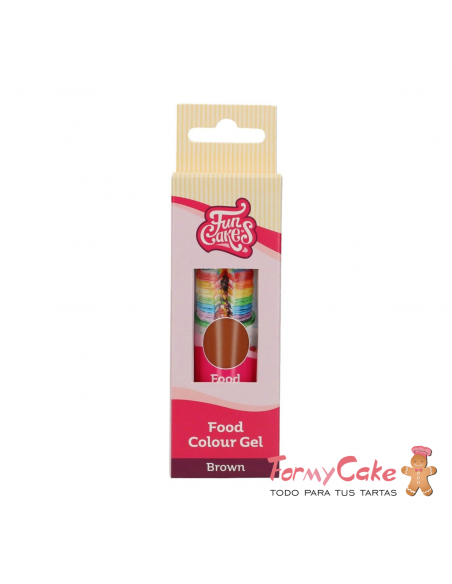 Colorante Gel Marrón 30g Funcakes