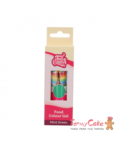Colorante Gel Mint Green 30g Funcakes