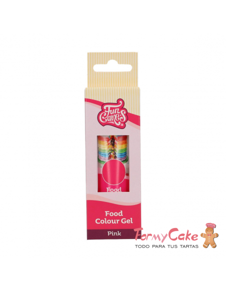 Colorante Gel Pink 30g Funcakes